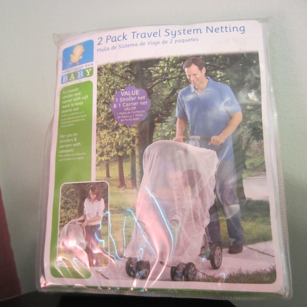 NIP/2 Pack Travel Netting ~ Insects Out ~ BRAND NEW IN PACKAGE!